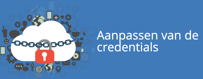 Het aanpassen van de proxy credentials