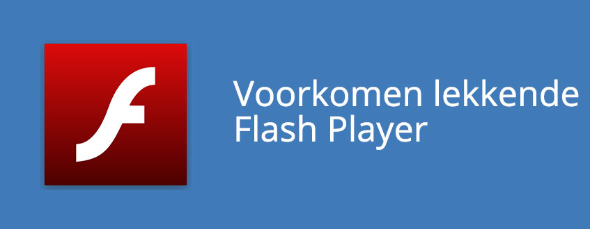 Voorkomen van een lekkende Flash Player